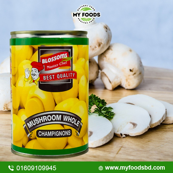 Blossoms Master Chef Mushroom Whole Cham Can 400 Gm