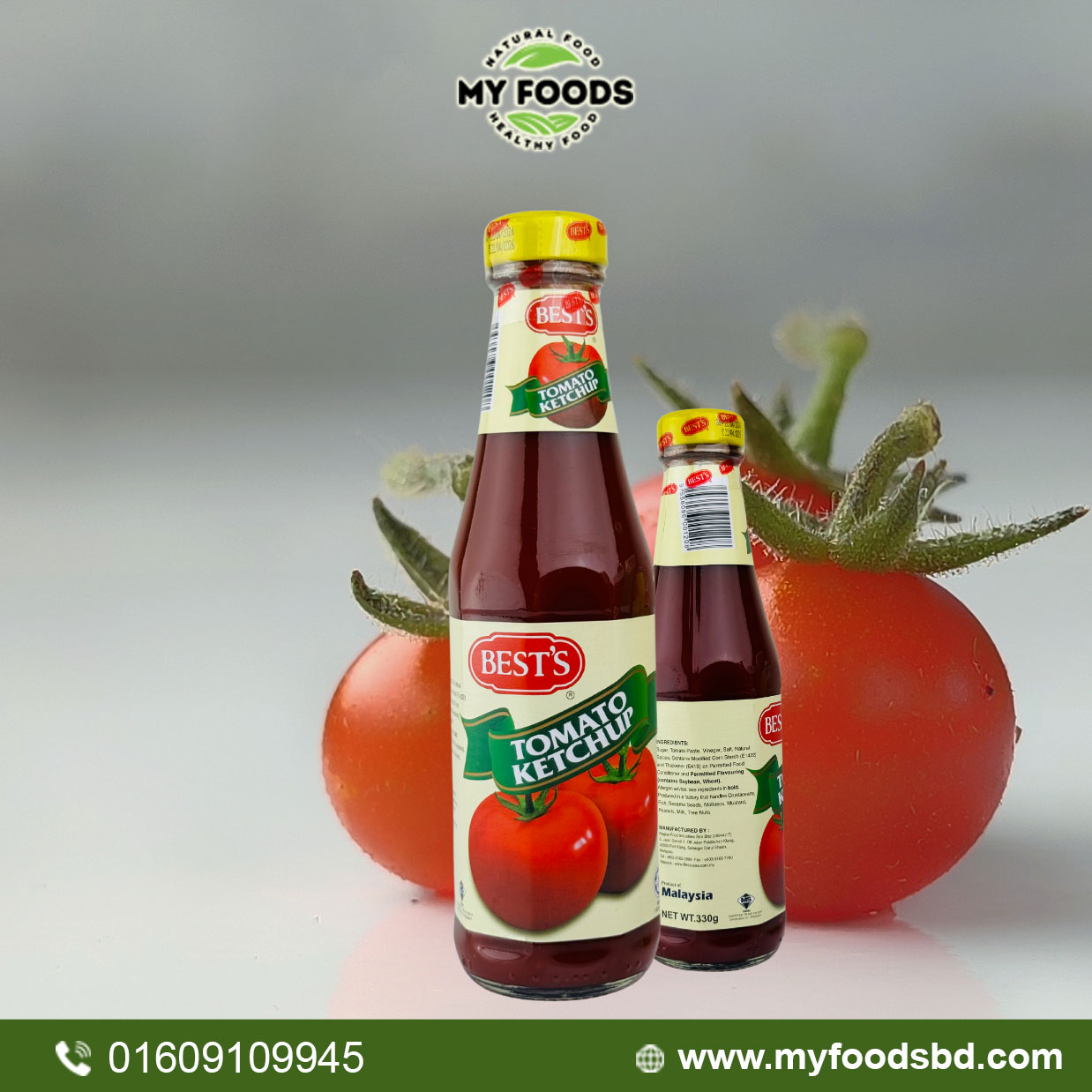Best's Tomato Ketchup 330gm
