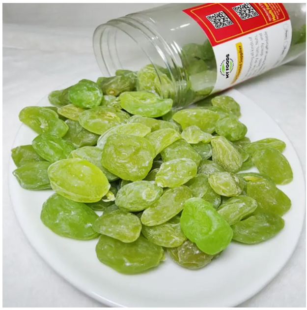 Dried Green Peach